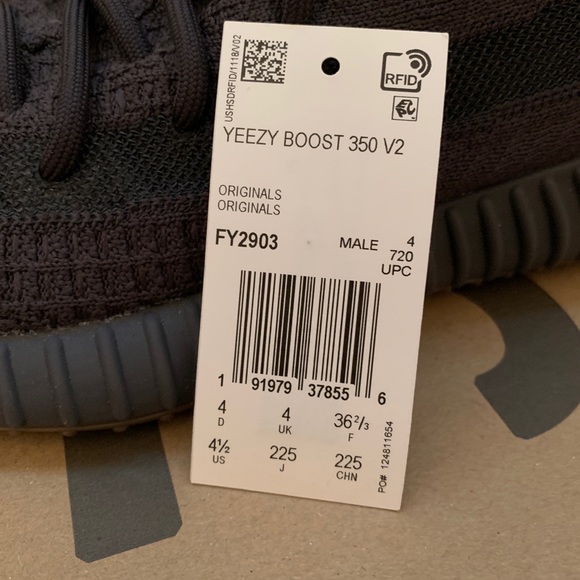 Adidas Yeezy Boost 350 v2 Cinder 4.5 - Picture 10 of 12